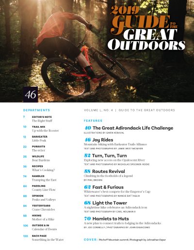 Guide to the Great Outdoors 2019 Table of Contents