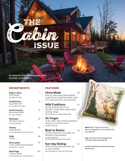 At Home in the Adirondacks 2020 Table of Contents