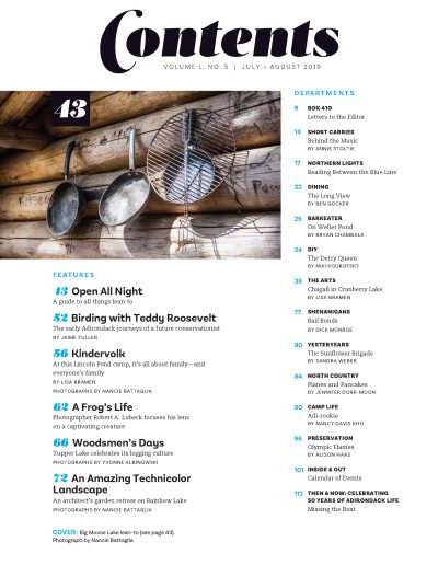 August 2019 Table of Contents