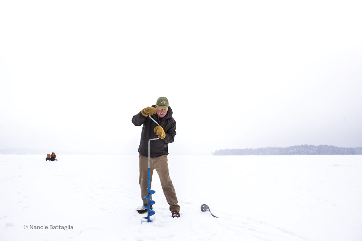 Ice-fishing's a Way of Life for this Veteran Adirondack Guide