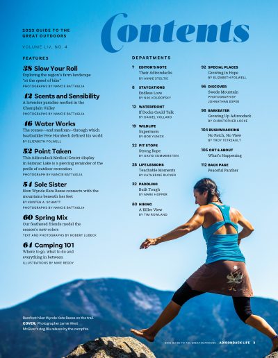 2023 Guide to the Great Outdoors Table of Contents