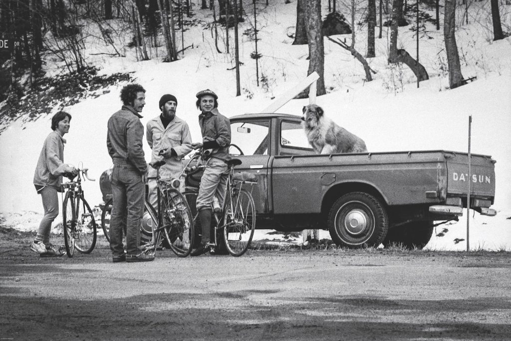 Scene from Lake Placid’s inaugural 1978 Pole, Pedal, Paddle. Photo by Nancie Battaglia