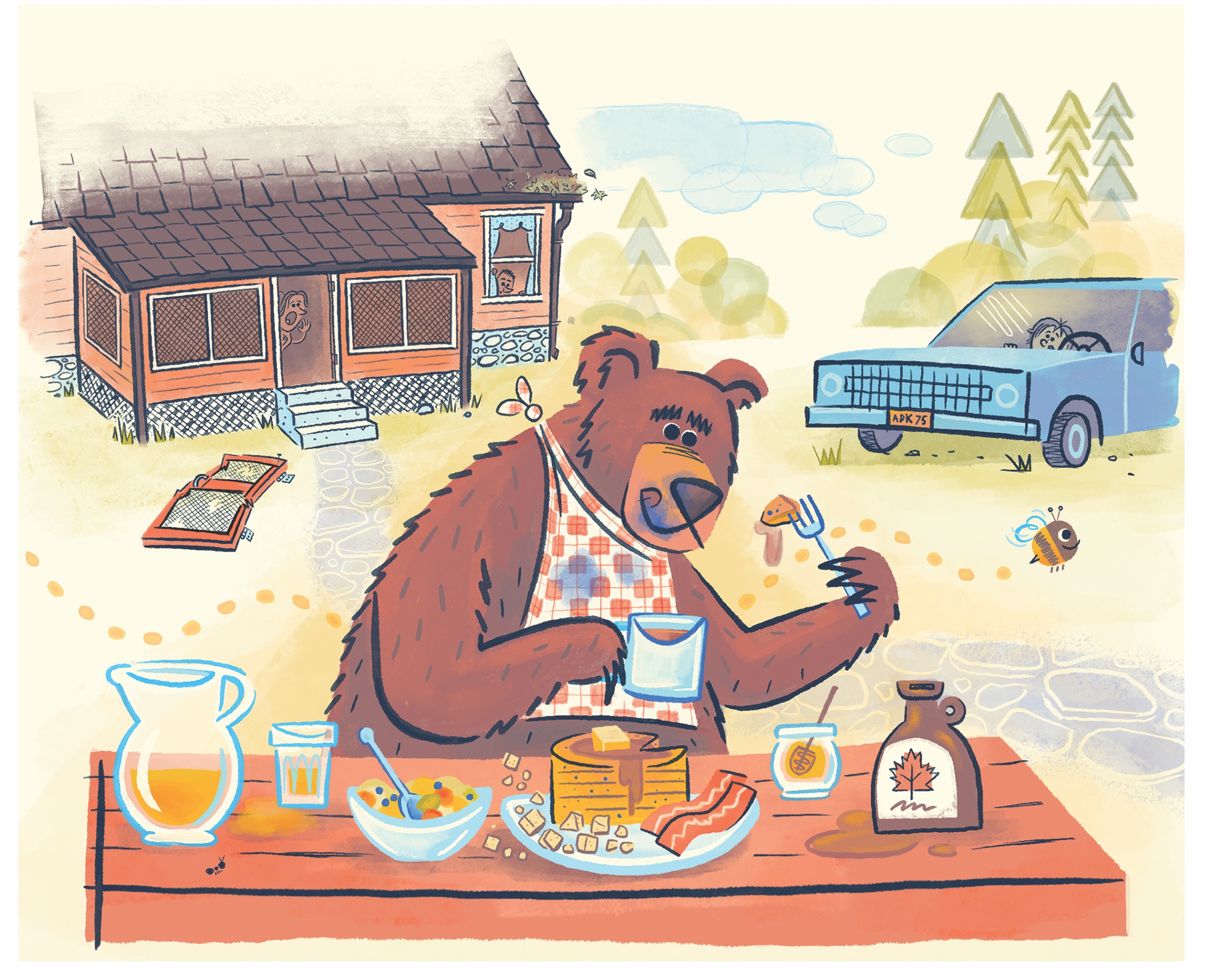 Bear's Breakfast: Feuding with a Hungry Neighbor