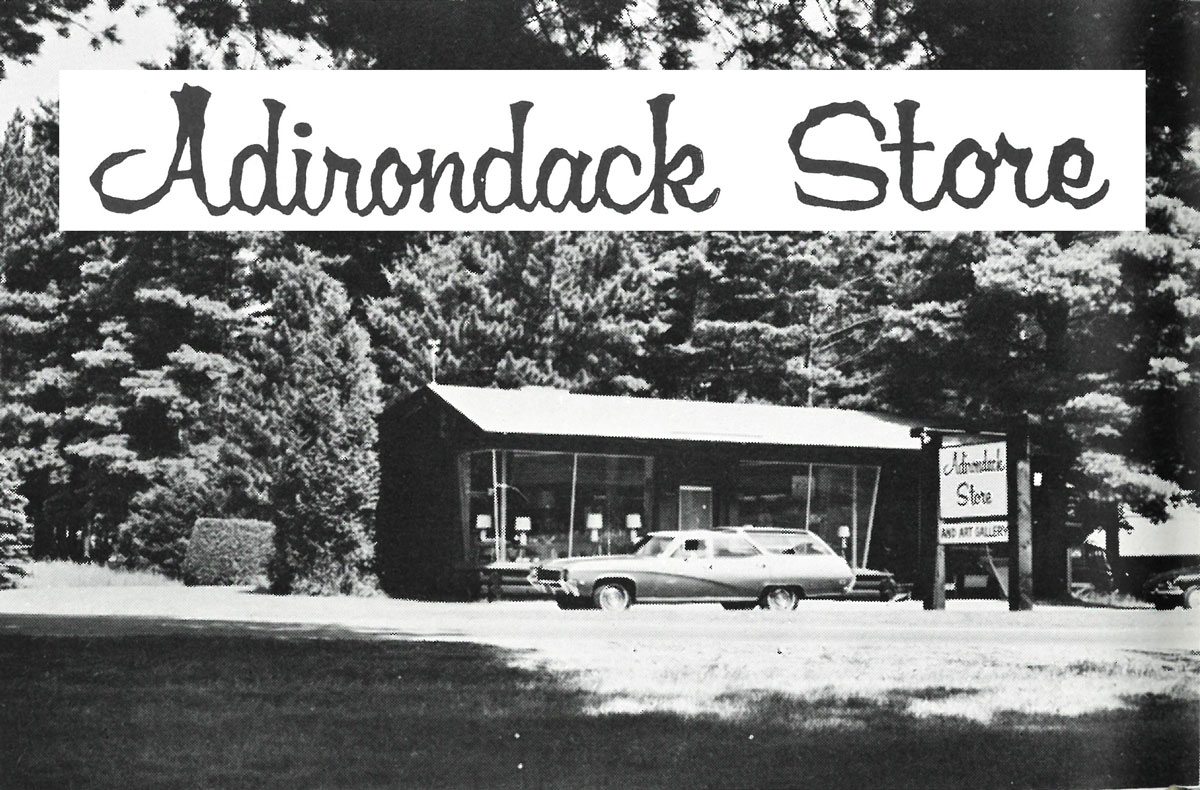 Old photograph of Adirondack Store in the 1970s, in Ray Brook