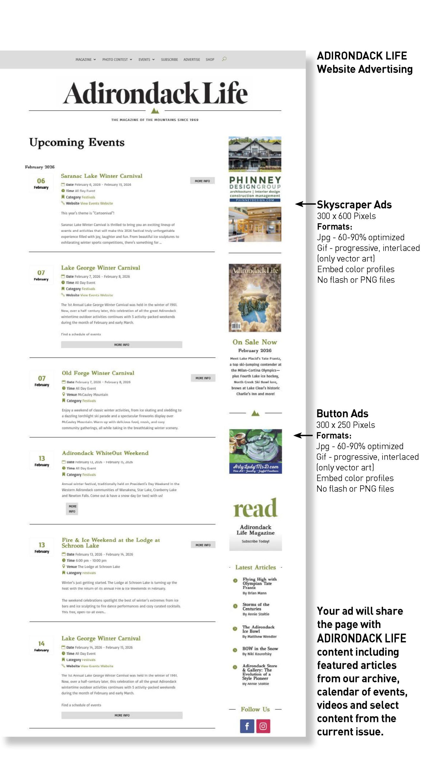 Adirondack Life Media Kit 2026_Web Ads Adirondack Life Media Kit 2026_Web Ads